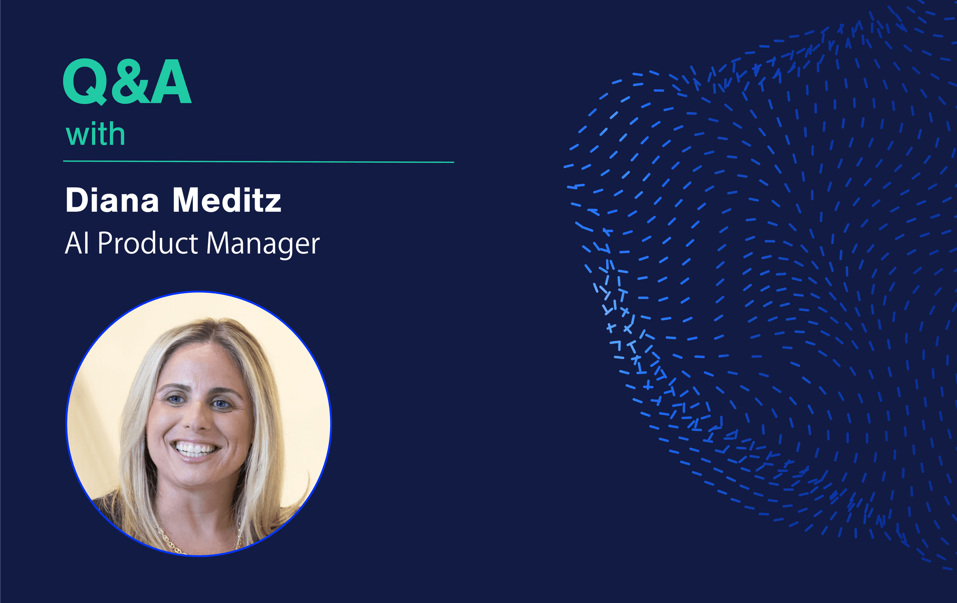 Millennium 'Q&A with Diana Meditz, AI Product Manager' 인터뷰 대표 이미지(본인 공식 사진)