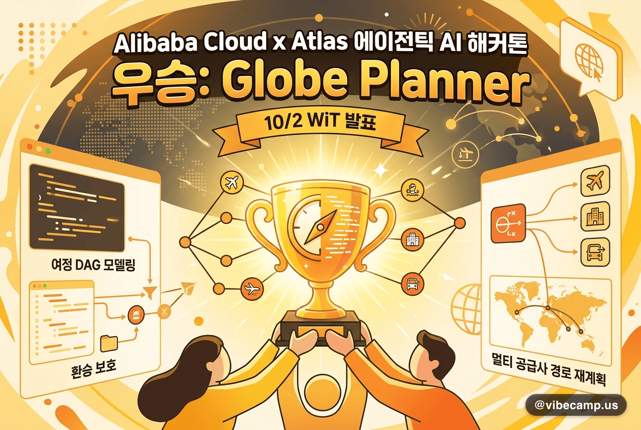 Alibaba Cloud x Atlas 에이전트 해커톤, 여행 코파일럿 우승