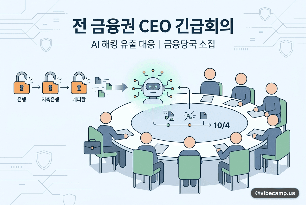 은행 이어 저축은행·캐피탈까지 AI 해킹 유출…당국, 전 금융권 CEO 긴급회의