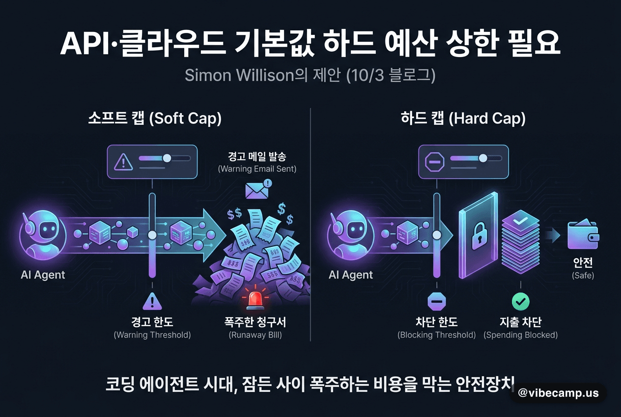사이먼 윌리슨 "API·클라우드엔 기본값 하드 예산 상한 필요"