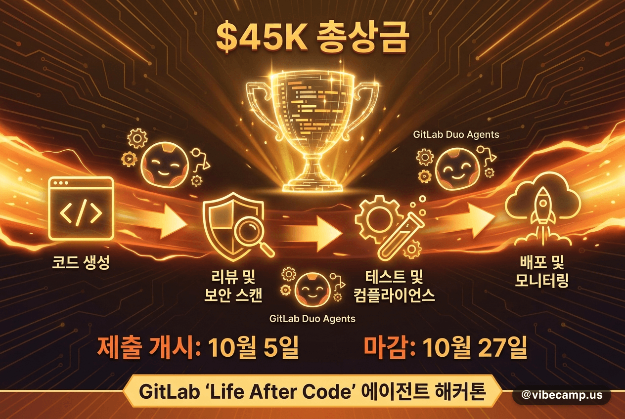 GitLab '코드 이후' 에이전트 해커톤 제출 개시, 총상금 $45K