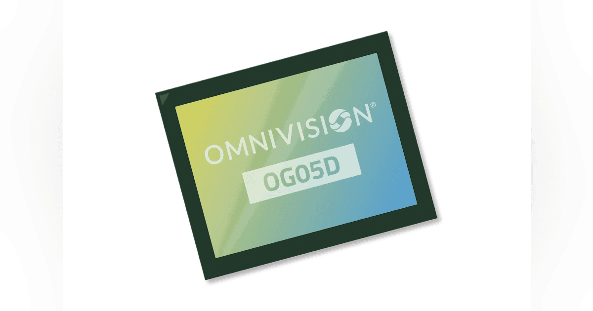 OMNIVISION OG05D 5MP 글로벌셔터 이미지 센서 제품 사진 (출처: Vision Systems Design)
