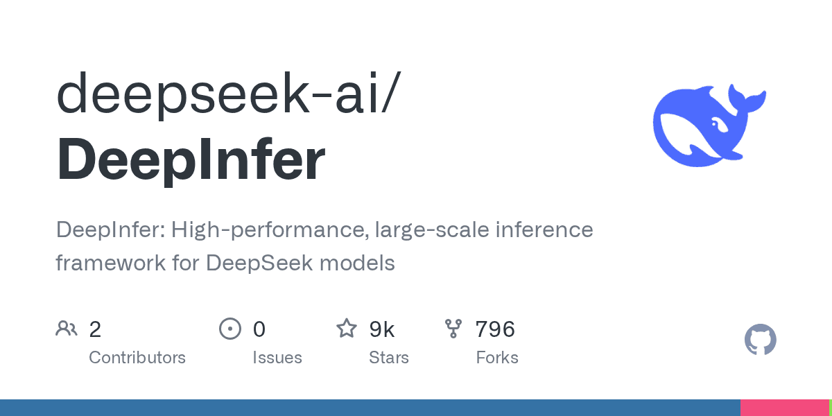 DeepSeek DeepInfer 깃허브 저장소 대표 이미지