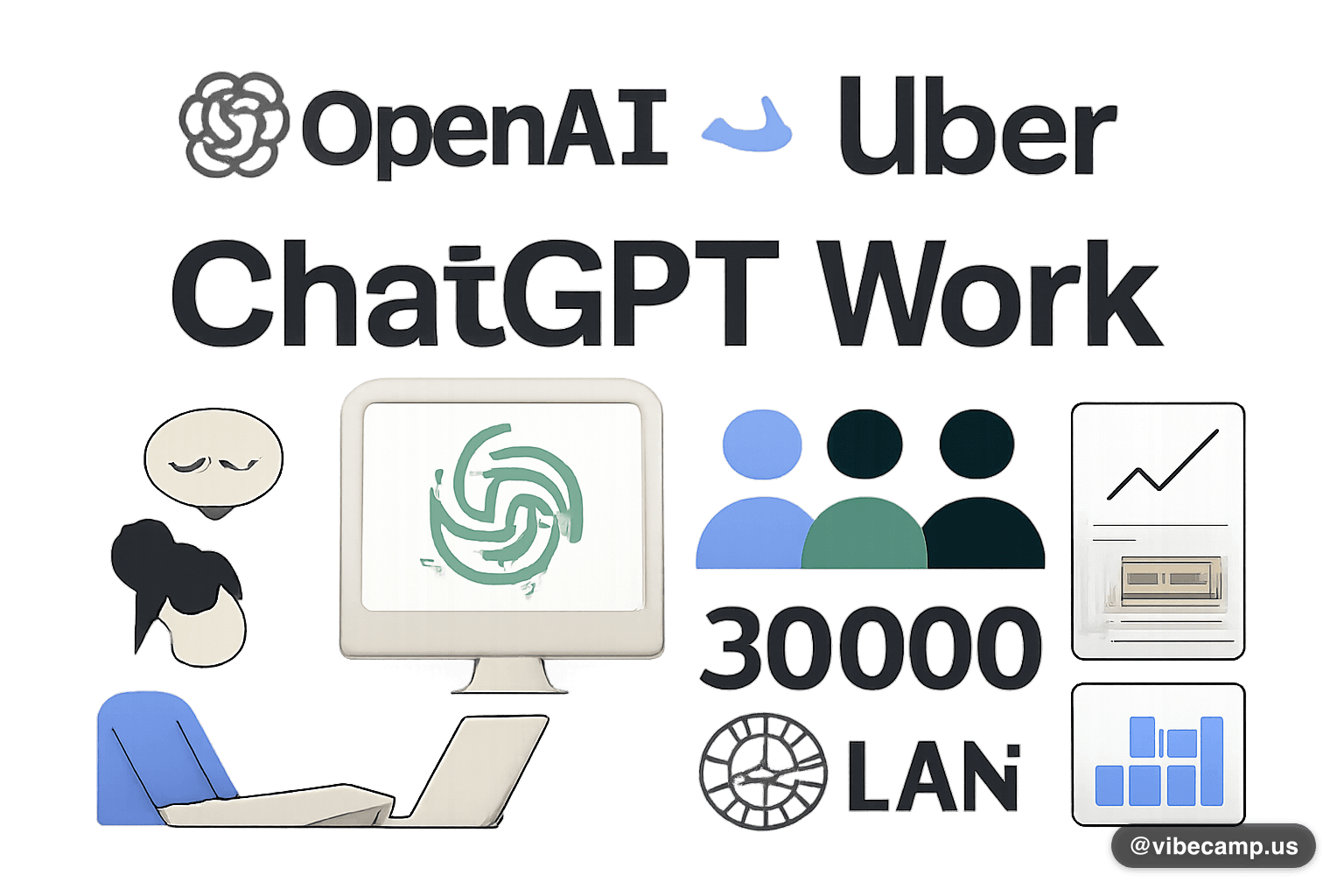 우버, 전 직원 약 3만 명에 OpenAI 'ChatGPT Work' 전사 도입