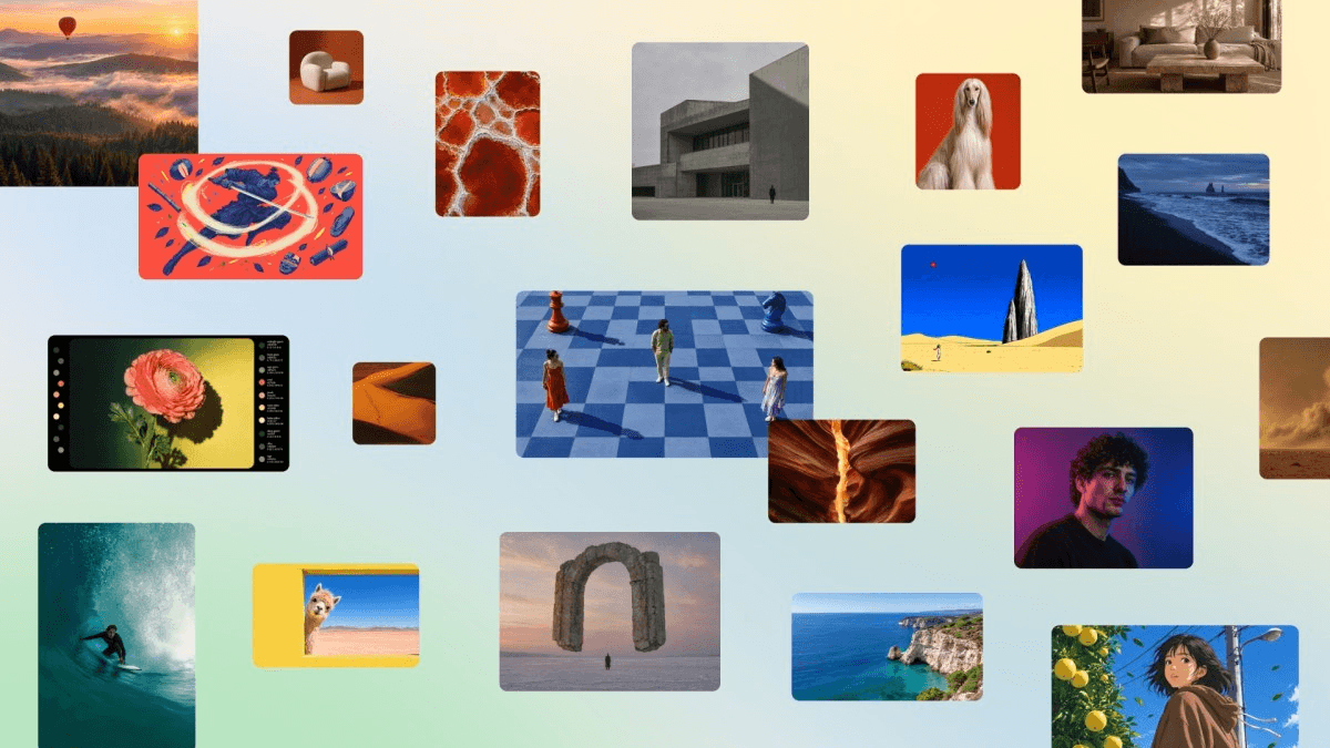 Canva의 첫 이미지 생성 모델 Canva Craft 샘플 결과물 콜라주
