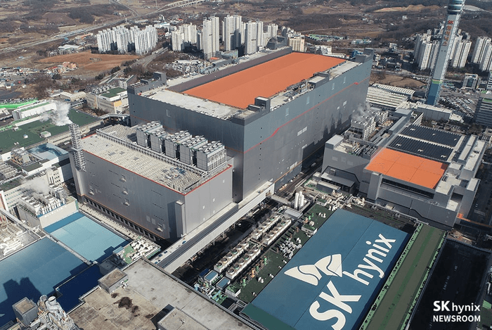 SK하이닉스 반도체 생산 단지 항공 사진 (전자신문 자료사진)