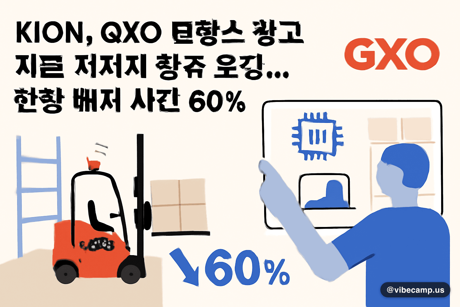 KION, GXO 프랑스 창고 자율 지게차 정규 운영…현장 배치 시간 60%↓