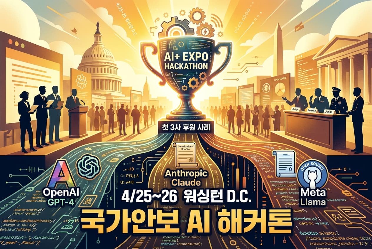 AI+ Expo Hackathon — OpenAI·Anthropic·Meta 3사 동시 후원 첫 사례