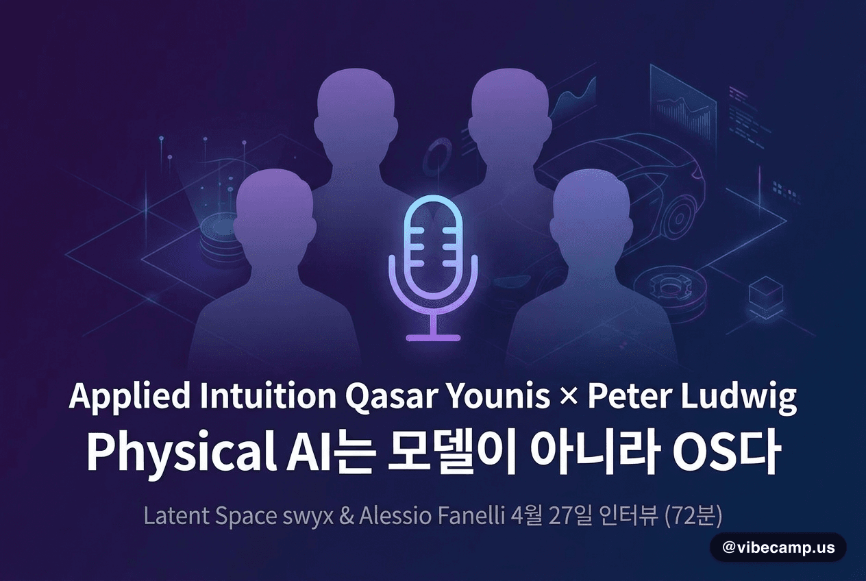 Applied Intuition Qasar Younis × Peter Ludwig — Physical AI는 모델이 아니라 OS다